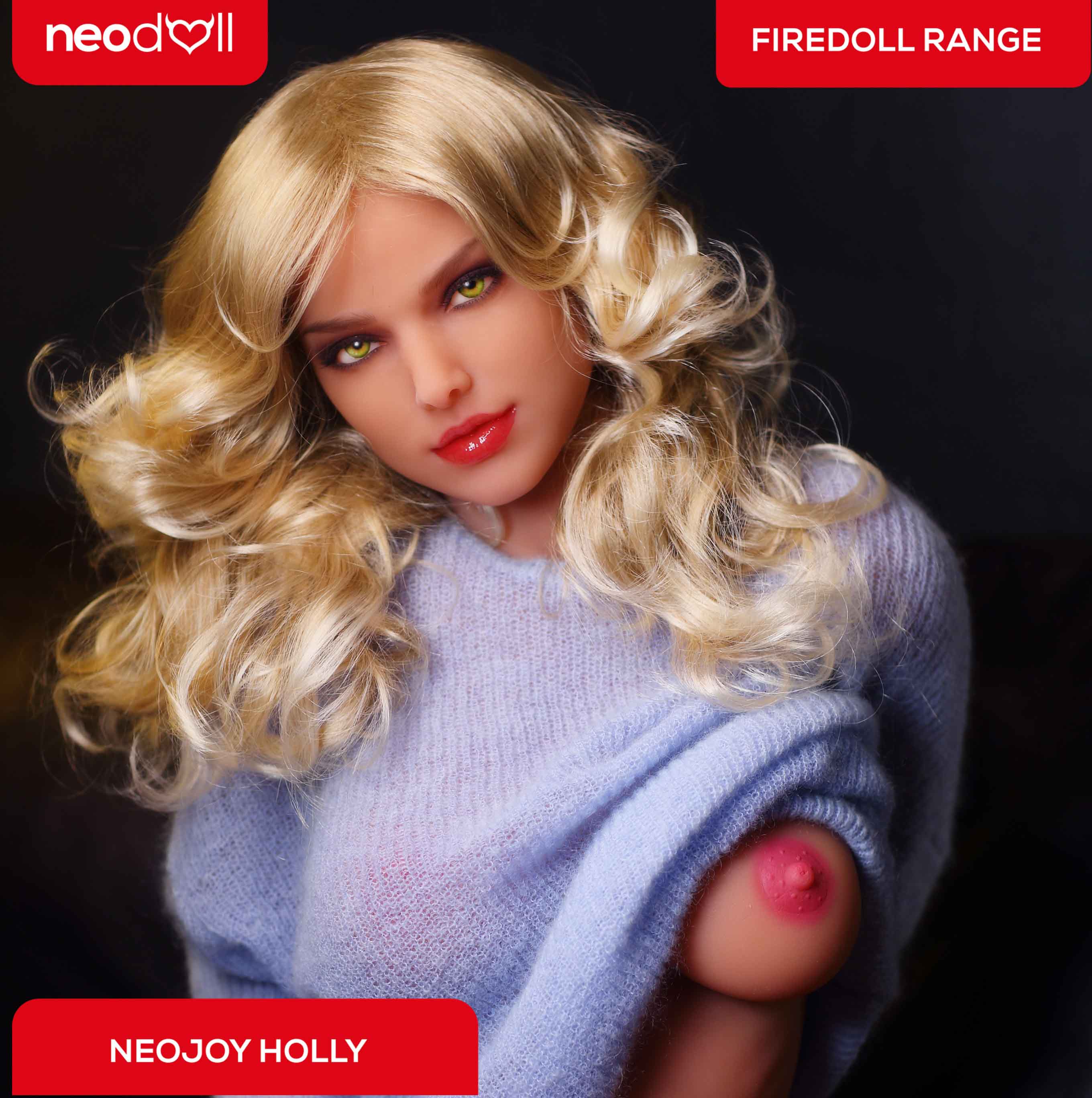 Fire Doll – Holly – Realistische Sexpuppe – Gelbrust – 166 cm – hellbraun - Image 13