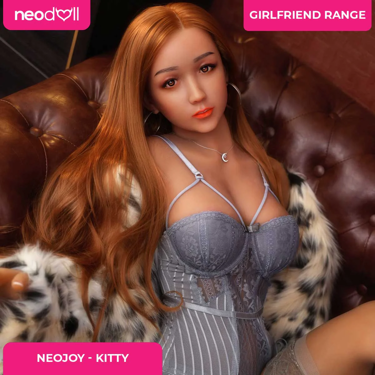 Neodoll Girlfriend Kitty – TPE-Hybrid-Sexpuppe aus Silikon – 166 cm – Hellbraun - Image 11