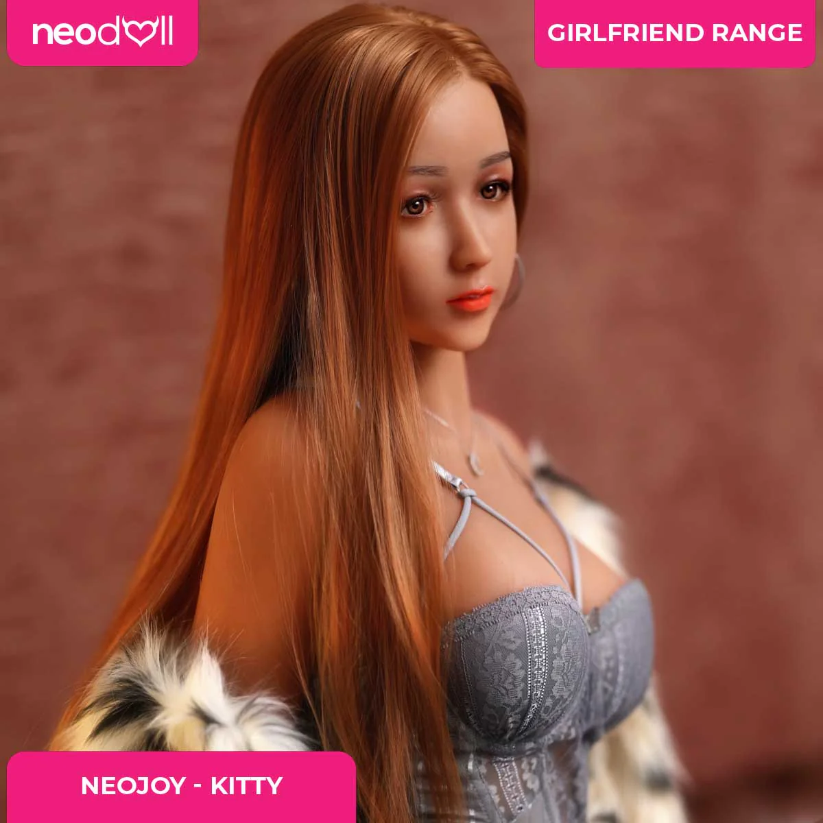 Neodoll Girlfriend Kitty – TPE-Hybrid-Sexpuppe aus Silikon – 166 cm – Hellbraun - Image 13