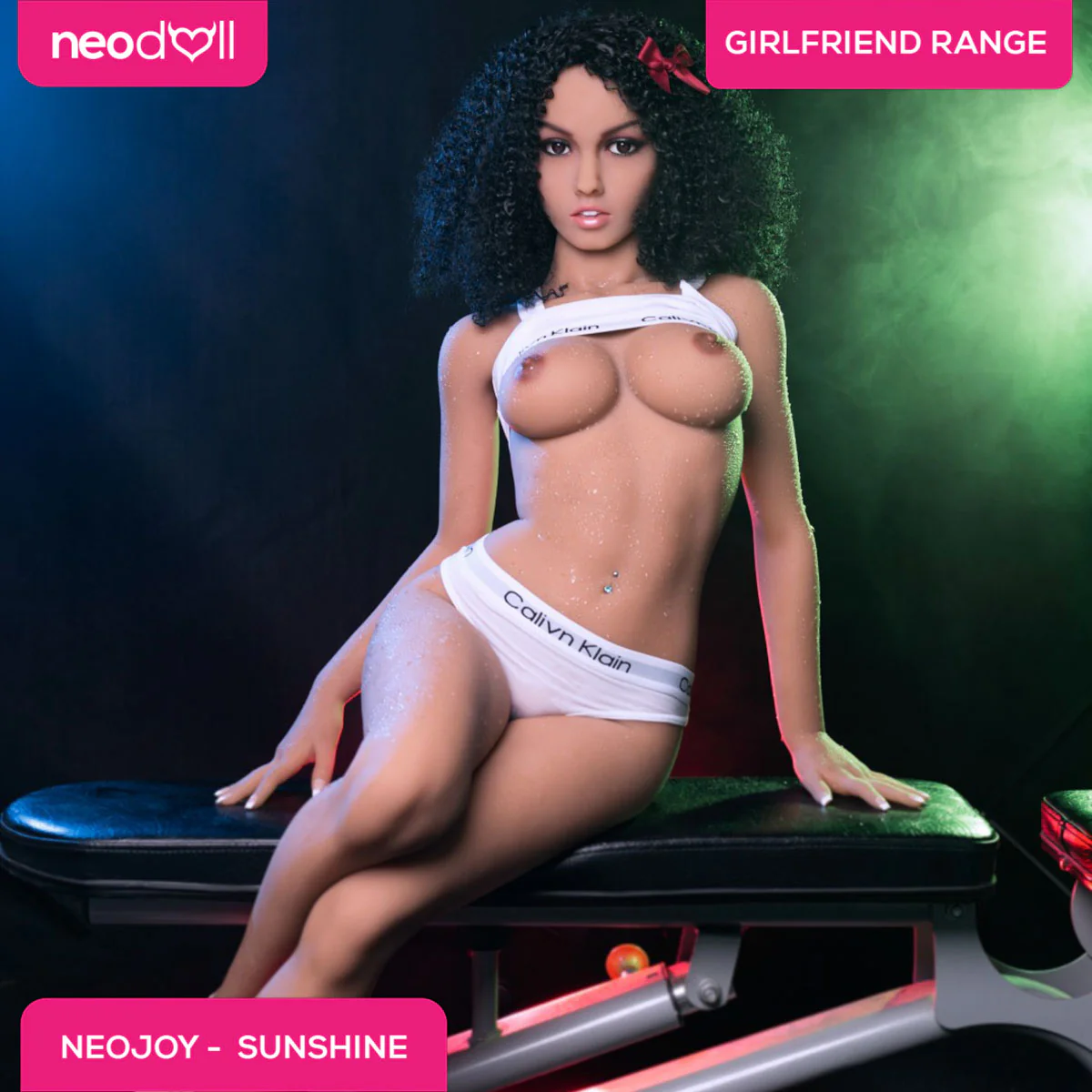 Neodoll Girlfriend Sunshine - Realistische Sexpuppe - Gel Brust - 158cm - GebrÃ¤unt - Image 16