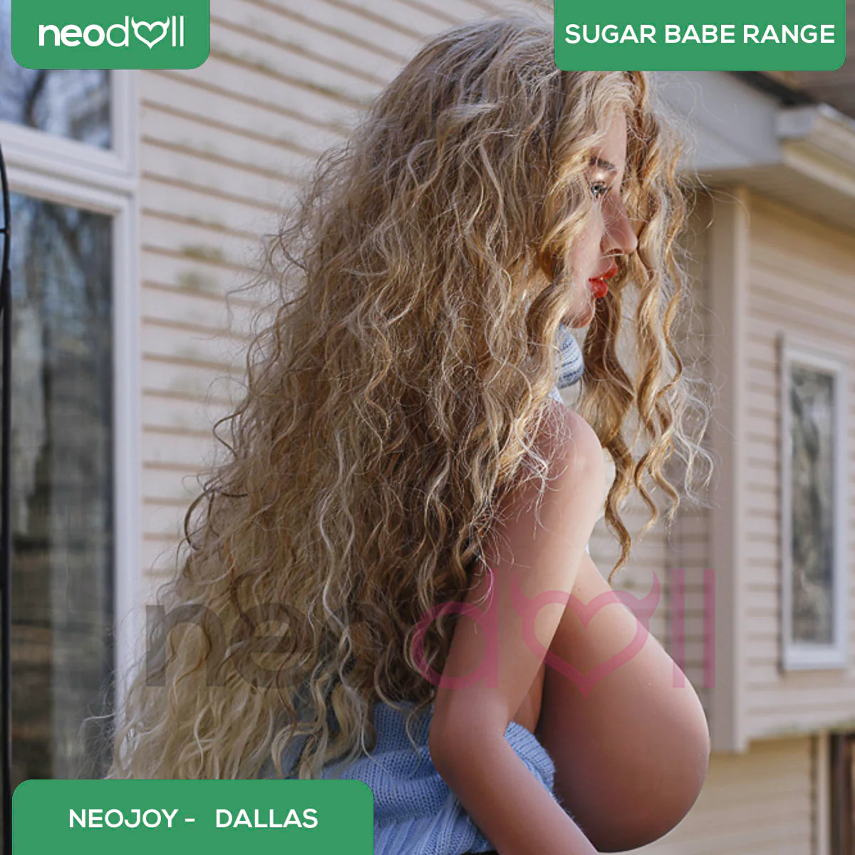 Neodoll Sugar Babe - Dallas - Realistische Sexpuppe - Gel-Brust - Uterus - 168cm - Weizen - Image 15