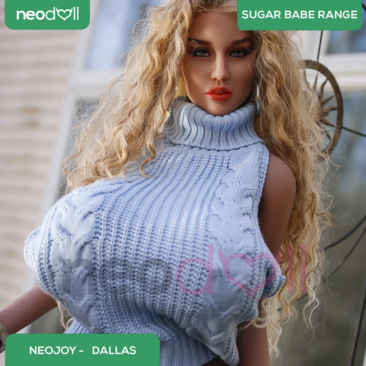 Neodoll Sugar Babe - Dallas - Realistische Sexpuppe - Gel-Brust - Uterus - 168cm - Weizen - Image 5