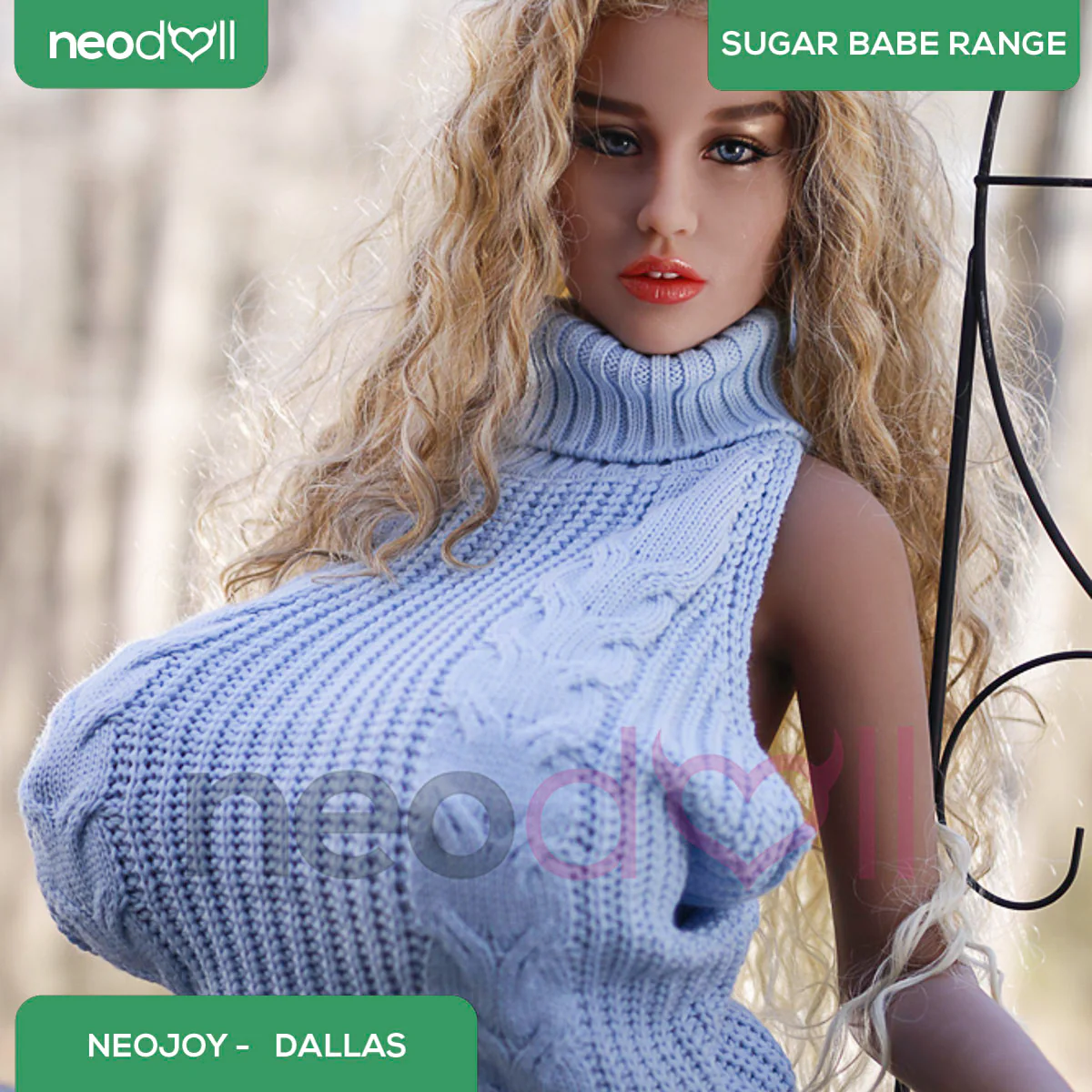 Neodoll Sugar Babe - Dallas - Realistische Sexpuppe - Gel-Brust - Uterus - 168cm - Weizen - Image 7
